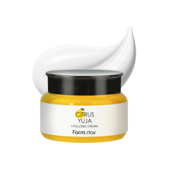 FarmStay Citrus Yuja Vitalizing Cream - Atjaunojošs sejas krēms, 100ml