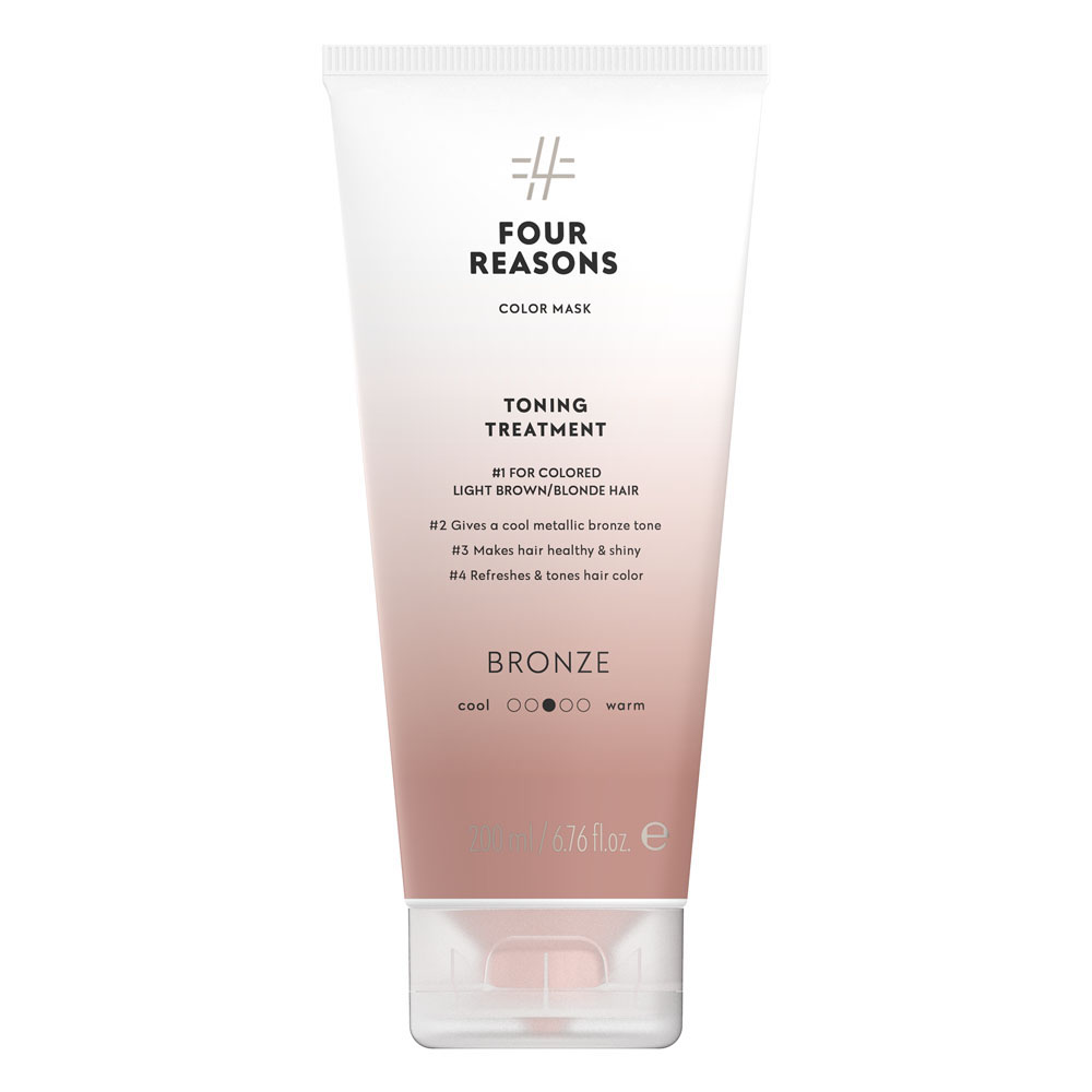 FOUR REASONS COLOR MASK INTENSE BRONZE - Intensīvi tonējoša matu maska Bronza FOUR REASONS COLOR MASK INTENSE BRONZE - Intensīvi tonējoša matu maska Bronza