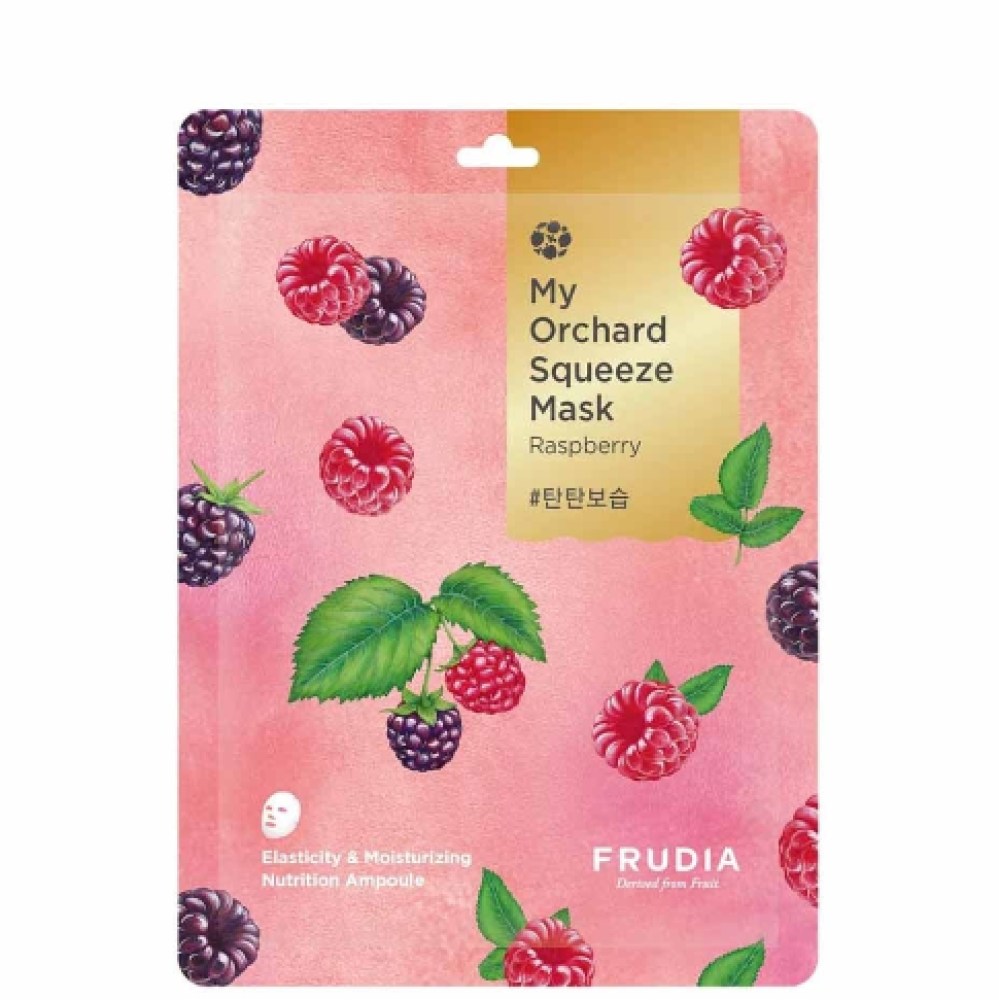 Frudia My Orchard Raspberry Squeeze Mask - Mitrinoša loksnes sejas maska, avenes