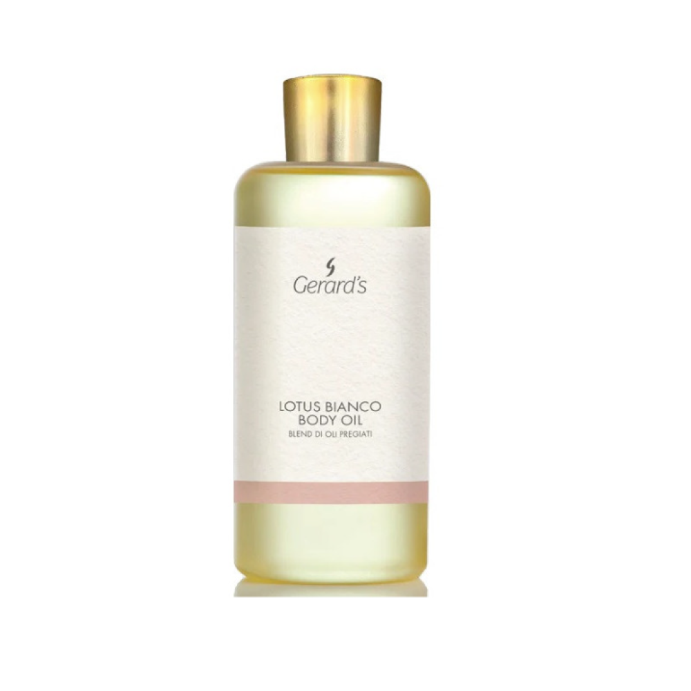 GERARD'S Body Oil - Ķermeņa eļļa ādas luksus kopšanai ikdienā LOTUS BIANCO, 200ml (RBOSPA290)