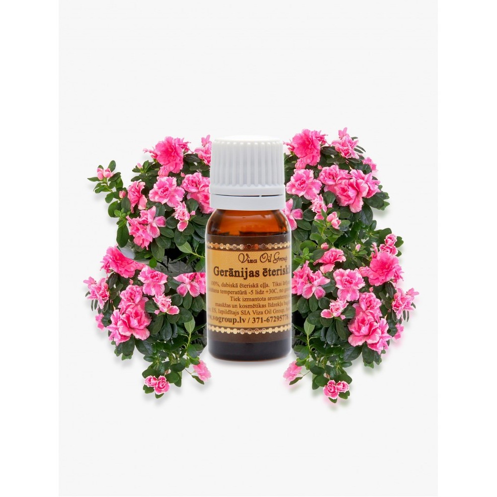 Ģerānijas ēteriskā eļļa 10ml Ģerānijas ēteriskā eļļa 10ml
