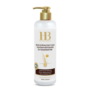 H&B Moist & Shine Silicone Hair Cream No-Rinse Enriched with Keratin, 400ml