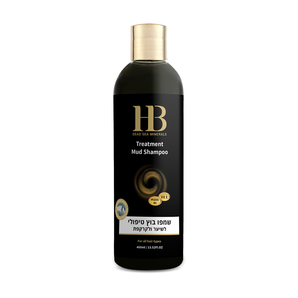 HEALTH&BEAUTY Dead Sea Mud Treatment Hair Shampoo - Dubļu ārstnieciskais šampūns matiem, 400ml (H&B101069)