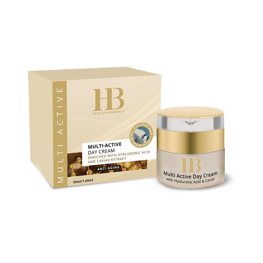 H&B PREMIUM LINE Multi-Active Day Cream with Hyaluronic acid and Caviar Extract - Мультиактивный дневной крем с гиалуроновой кислотой и экстрактом икры