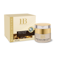 H&B PREMIUM LINE Multi-Active Night Cream with Hyaluronic acid and Caviar Extract - aktīvs nakts sejas krēms ar hialuronskābi un kaviāra ekstraktu