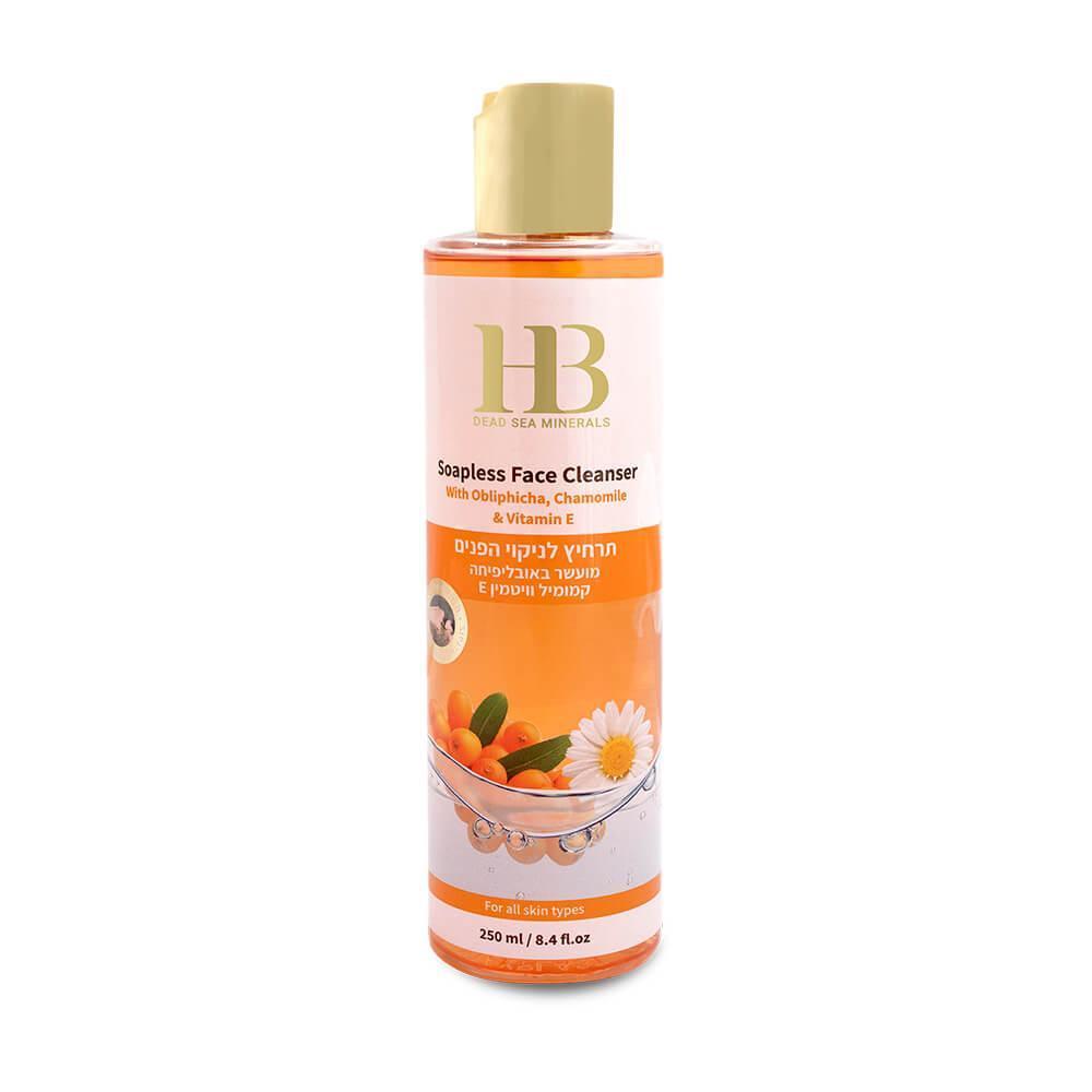 H&B Soapless Face Cleanser with Obliphicha, Chamomile & Vitamin E, 250ml