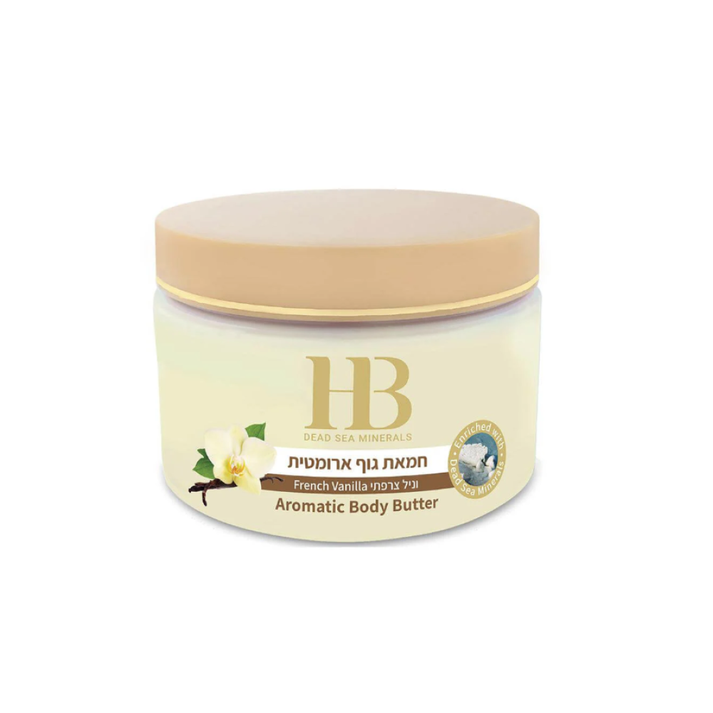 H&B Aromatic Body Butter - French Vanilla - Ķermeņa sviests ar vaniļas aromātu, 350ml (hb-but-vanilla)