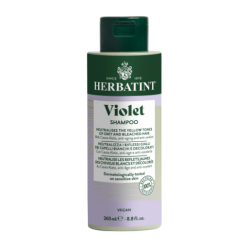 HERBATINT VIOLET Shampoo - Фиолетовый шампунь для предотвращения пожелтения волос, 260ml