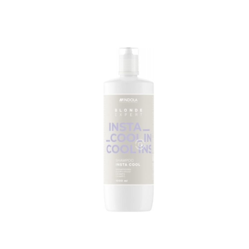 INDOLA BLONDE EXPERT Insta Cool shampoo - Tonējošs šampūns vēsiem blondiem matiem, 1000ml (NHKA101)