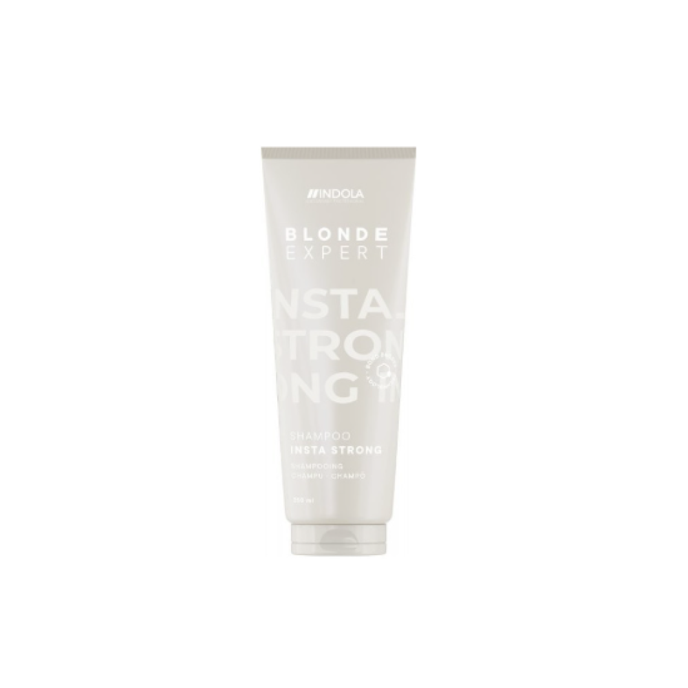 INDOLA BLONDE EXPERT Insta Strong shampoo - Stiprinošs šampūns blondiem un balinātiem matiem, 250ml (NHKA107)