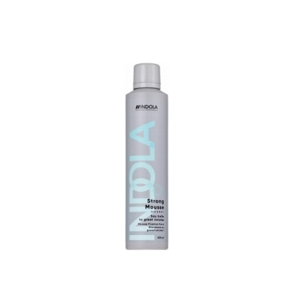INDOLA STYLE Strong Mousse - Stipras fiksācijas matu putas, 200ml (NHK4890)