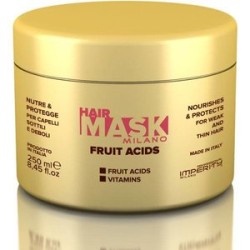 Imperity Milano Fantasy Fruit Mask - Matu maska sausiem un krāsotiem matiem, 250ml