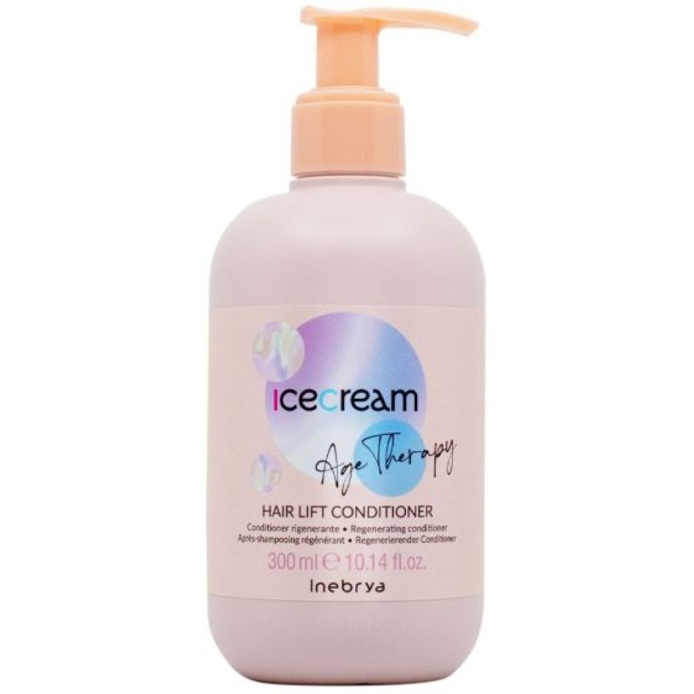 Inebrya Ice Cream Age Therapy Hair Lift Conditioner - Atjaunojošs, mitrinošs un barojošs kondicionieris, 300ml Inebrya Ice Cream Age Therapy Hair Lift Conditioner - Atjaunojošs, mitrinošs un barojošs kondicionieris, 300ml