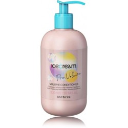 Inebrya Ice Cream Pro-Volume Conditioner - Apjomu palielinošs balzāms plāniem un nedzīviem matiem, 300ml