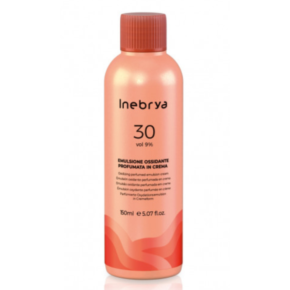 Inebrya Hydrogen Peroxide 30vol (9%) - Aromatizēta oksidējoša emulsija ar piena proteīniem, 150ml Inebrya Hydrogen Peroxide 30vol (9%) - Aromatizēta oksidējoša emulsija ar piena proteīniem, 150ml