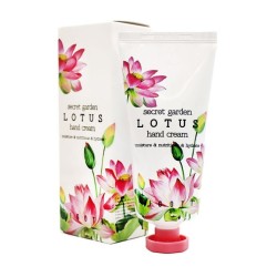 Jigott Secret Garden Lotus Hand cream - Krēms rokām ar lotosa ekstraktu, 100ml