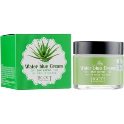 Jigott Aloe Water Blue Cream - Mitrinošs sejas krēms ar alvejas ekstraktu, 70ml