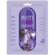 Jigott Collagen Real Ampoule Mask - Auduma maska sejai, 27ml