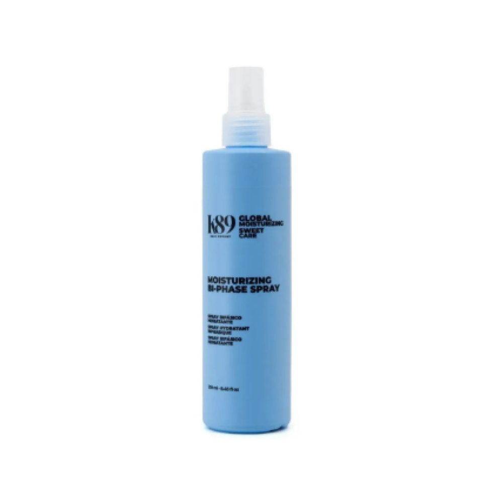 K89 Sweet Care Moisturizing Bi-phase Spray - Divfāžu mitrinošs sprejs matiem, 250ml (8942)