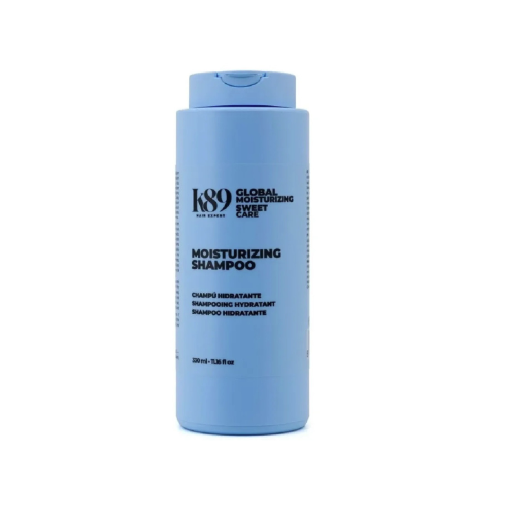 K89 Sweet Care Moisturizing Shampoo - Mitrinošs šampūns sausiem un pūkainiem matiem, 330ml (8998)