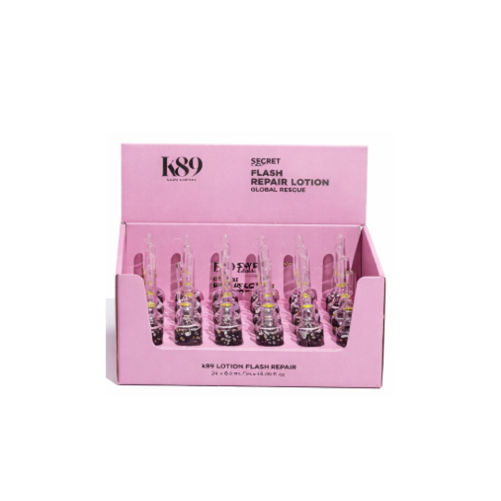 K89 Sweet Care Restore Lotion Flash Repair - Atjaunojošas ampulas, 24x8.3ml (89380)