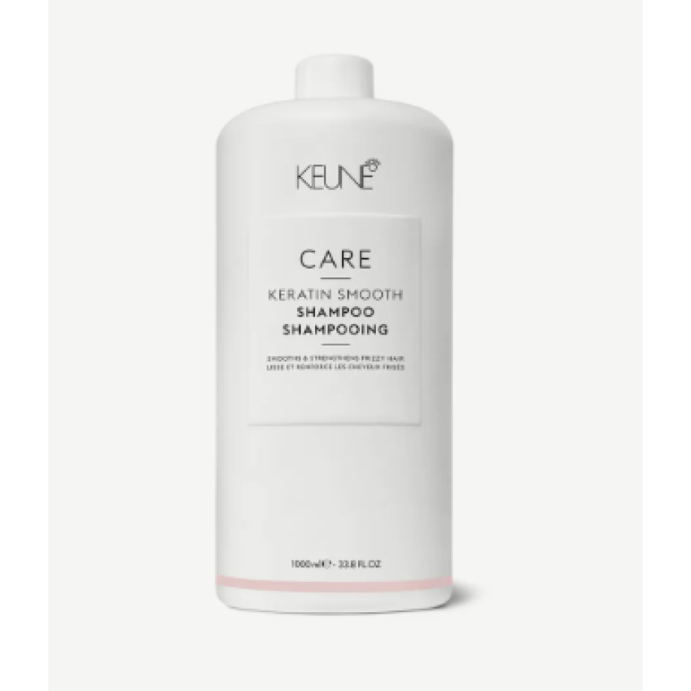 KEUNE Care Keratin Smooth Shampoo - Nogludinošs keratīna šampūns, 1000ml