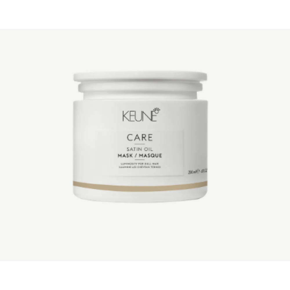 KEUNE Care Satin Oil Mask - Maska mirdzošiem matiem, 200ml