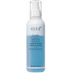 KEUNE Care Keratin Smooth 2-phase Spray - Двухфазный кондиционер-спрей Кератиновый комплекс, 200ml