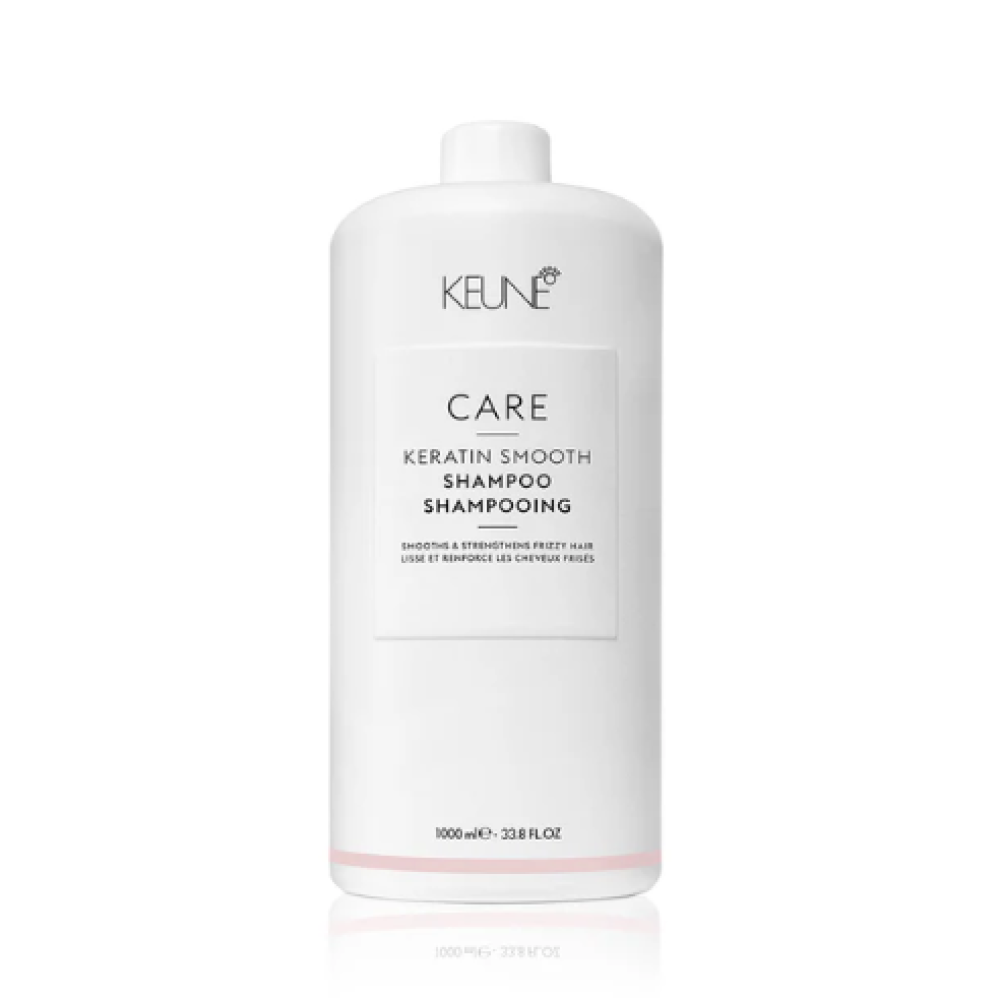 KEUNE Care Keratin Smooth Shampoo - Nogludinošs keratīna šampūns, 1000ml