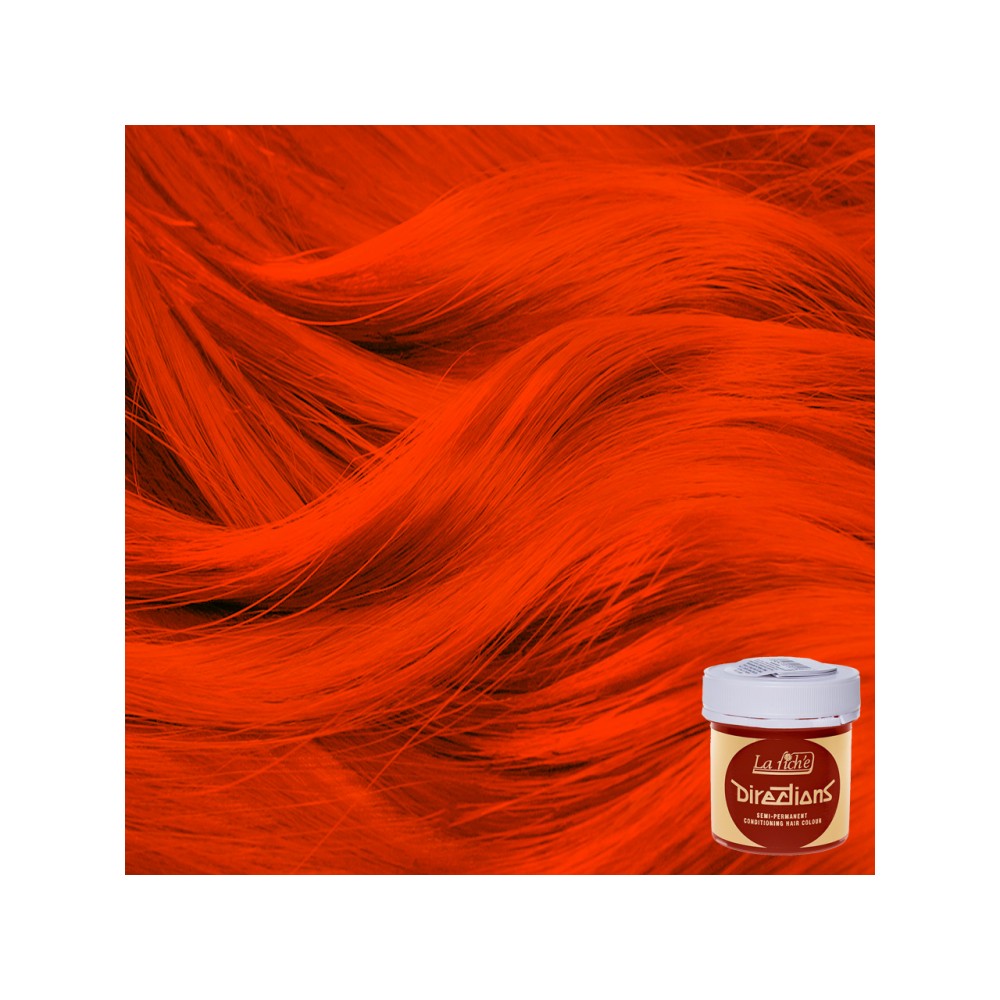 Vibrant Tangerine Semi-Permanent Hair Color Vibrant Tangerine Semi-Permanent Hair Color