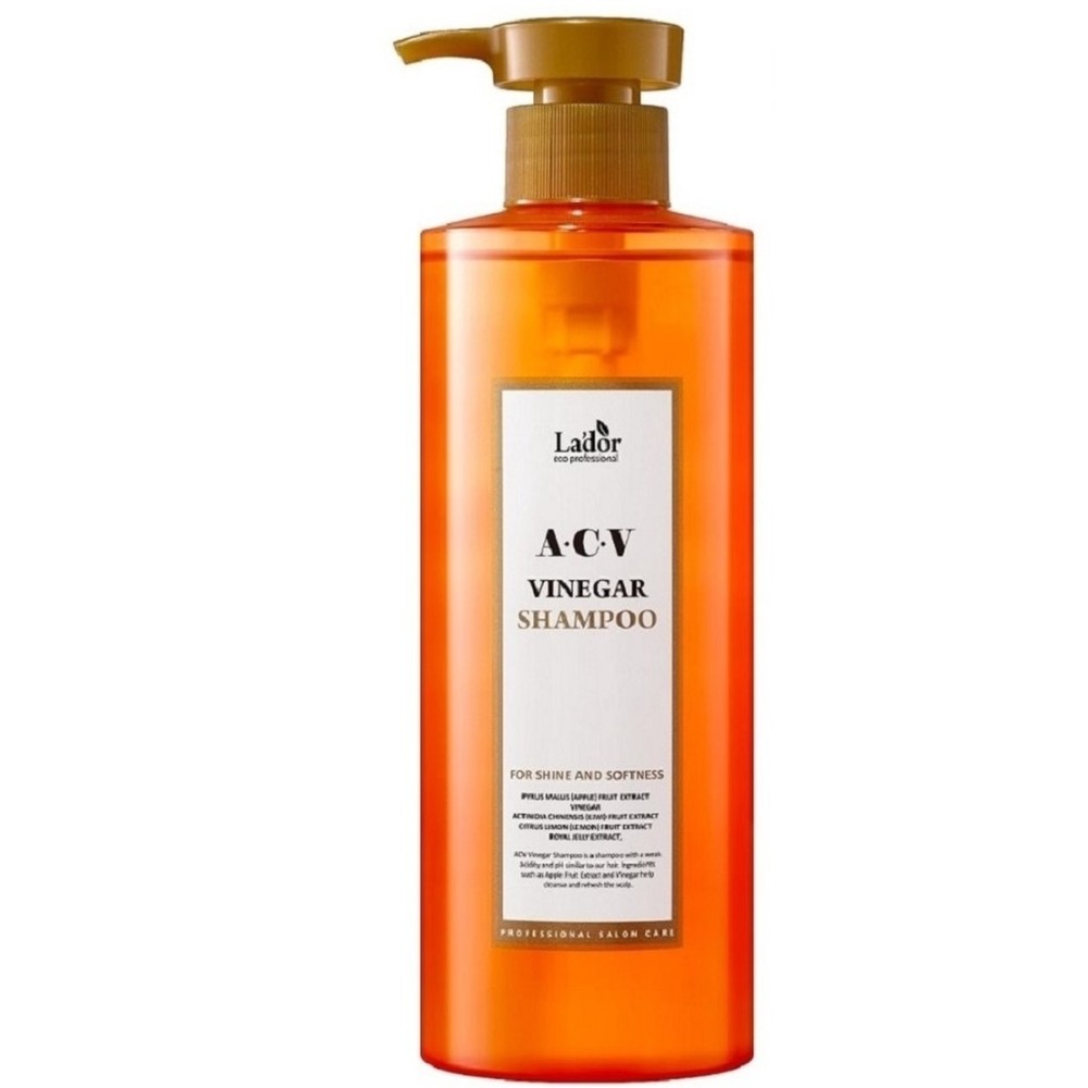 LA'DOR ACV Vinegar Shampoo - Шампунь с яблочным уксусом для блеска волос, 430ml