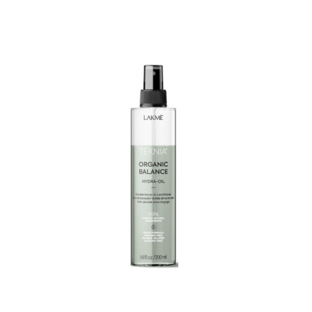LAKME TEKNIA ORGANIC BALANCE HYDRA-OIL Double Leave-in conditioner - Divfāžu nenoskalojams kondicionieris, 200ml (44123)