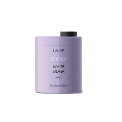 LAKME TEKNIA WHITE SILVER Mask - Matu maska pret dzelteno šķipsnu parādīšanos baltos matos, 1000ml