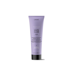 LAKME TEKNIA WHITE SILVER Mask - Matu maska pret dzelteno šķipsnu parādīšanos baltos matos, 250ml