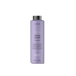 LAKME TEKNIA WHITE SILVER Shampoo - Šampūns pret dzelteno šķipsnu parādīšanos baltos matos, 1000ml