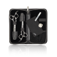 Lameo STAGE PRO SET OFFSET SILVER – Profesionālais frizieru šķēru komplekts ar futrāli (370.935)