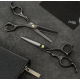 Lameo STAGE PRO SET OFFSET BLACK – Profesionālais frizieru šķēru komplekts ar futrāli (370.938)