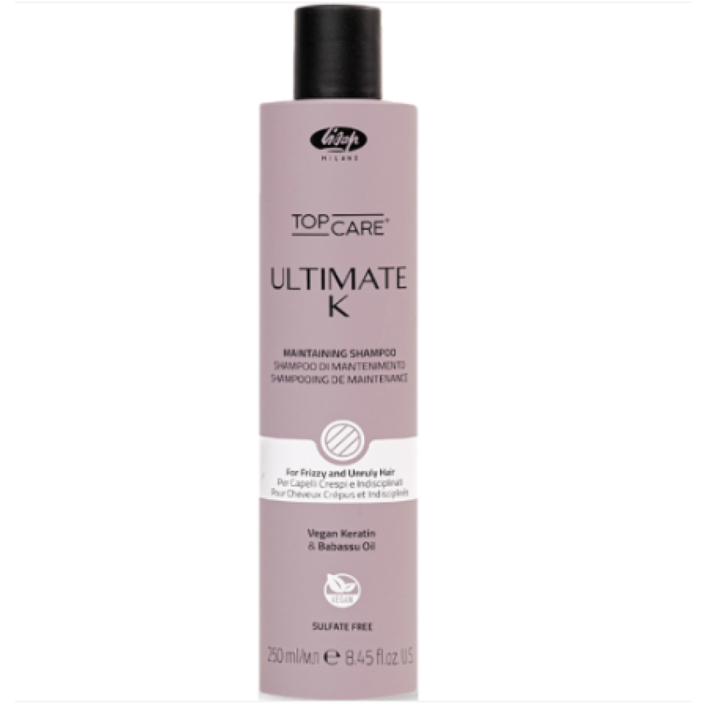 Lisap Milano UltimateK Shampoo - Nogludinošs šampūns ar keratīnu, 250ml
