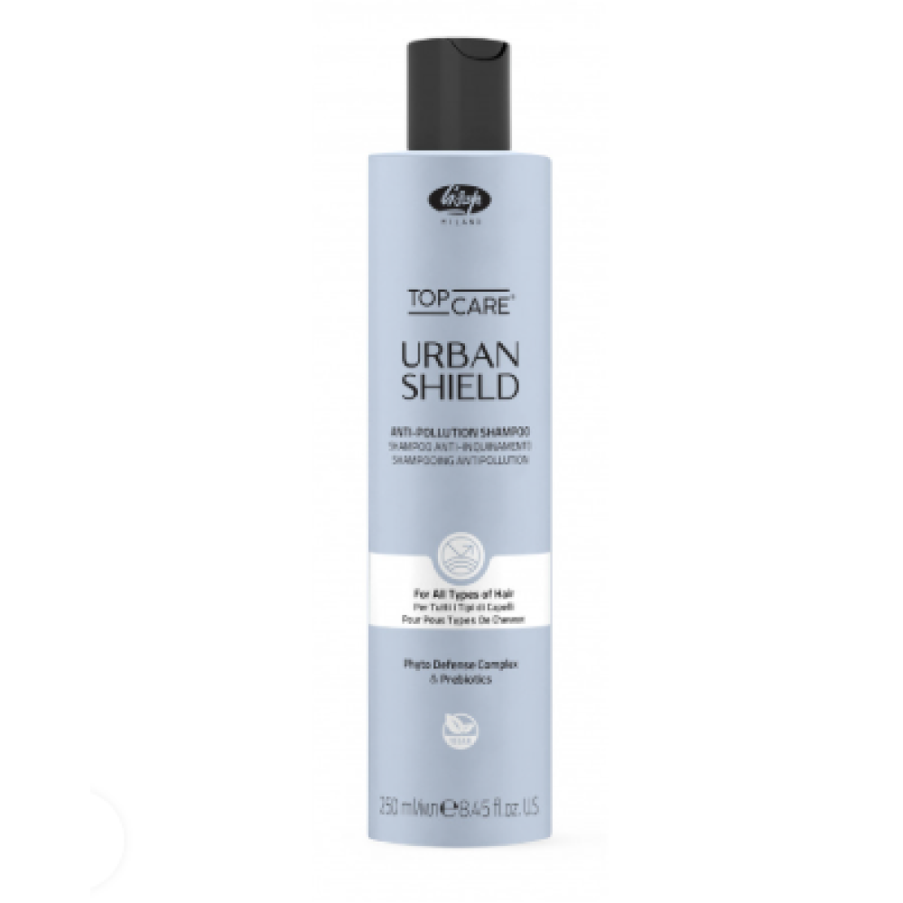 Lisap Milano Top Care URBAN Shield Shampoo - Matu aizsargājošs šampūns, 250ml (110165)