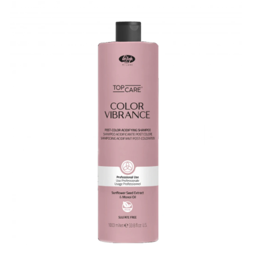 Lisap Color Vibrance Post-Color Acidifying Shampoo - Skābes šampūns pēc krāsošanas, 1000ml