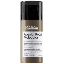 L'Oreal Professionnel Serie Expert Absolut Repair Molecular Leave-in Mask - Neskalojama maska matu atjaunošanai, 100ml