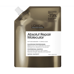 L'Oreal Professionnel Serie Expert Absolut Repair Molecular Shampoo - Molekulārais šampūns dzīļai matu atjaunošanai, 500ml, REFILL
