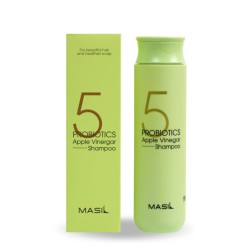 MASIL 5 Probiotics Apple Vinegar Shampoo - Maigs sulfātus nesaturošs šampūns ar ābolu sidra etiķi, 300ml