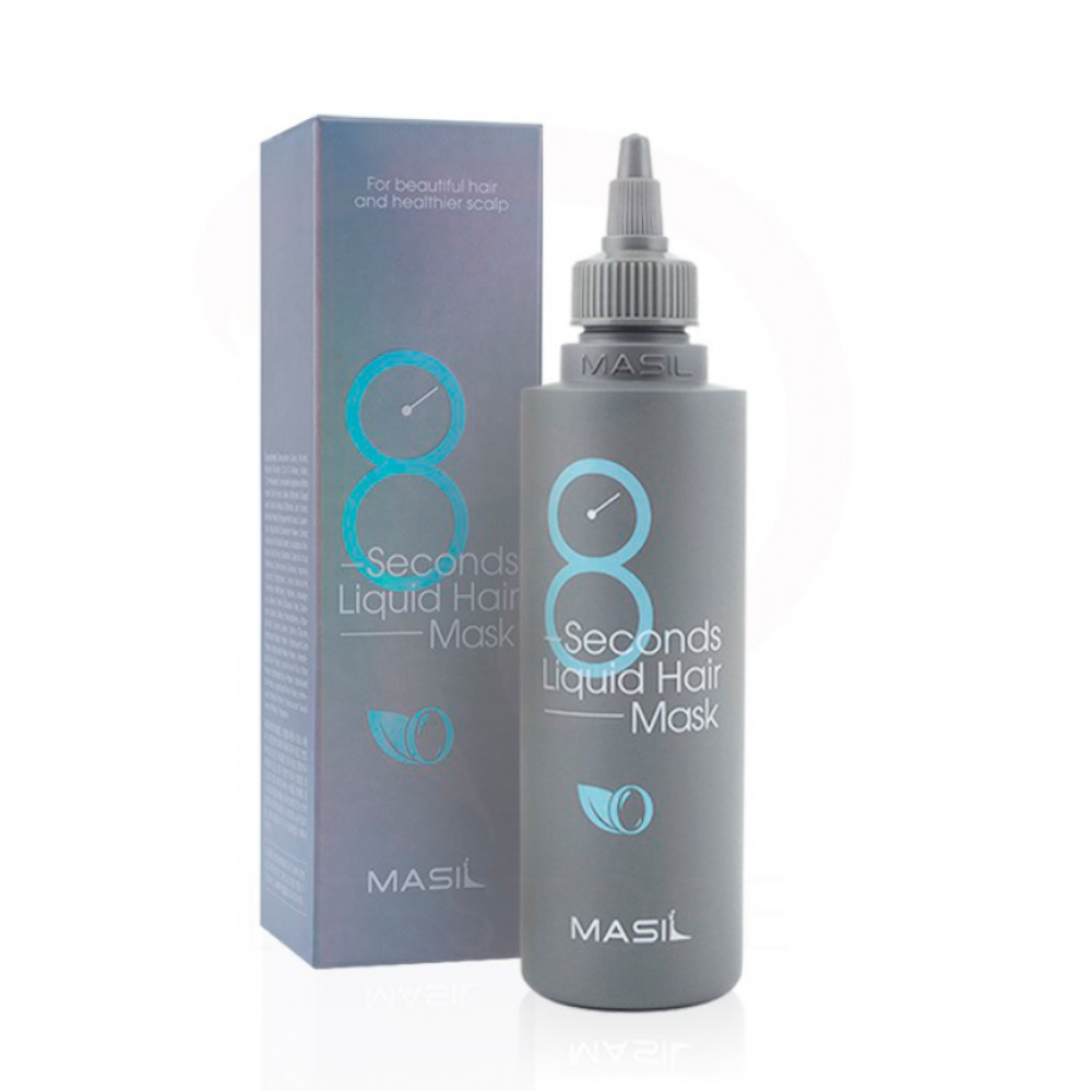 MASIL 8 Seconds Liquid Hair Mask stick pouch blue - Ekspress maska matu apjomam, 100ml