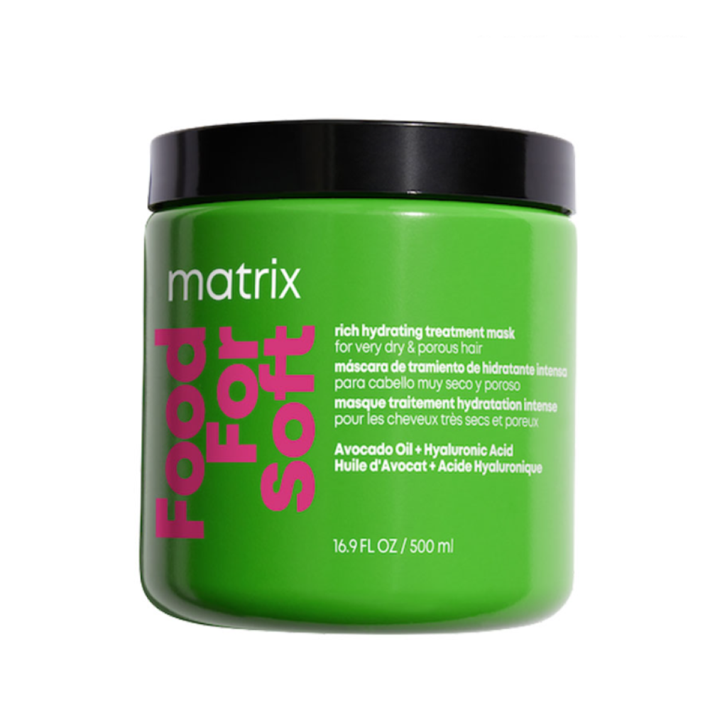 Matrix Total Results Food For Soft Rich Hydrating Treatment Mask - Intensīvi mitrinoša matu maska​, 500ml (884486507099)