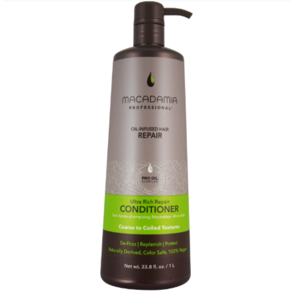 MACADAMIA Ultra Rich Repair Conditioner - Kondicionieris ultra-mitrinašana sausiem un rūpjiem matiem, 1000ml (200302NEW)