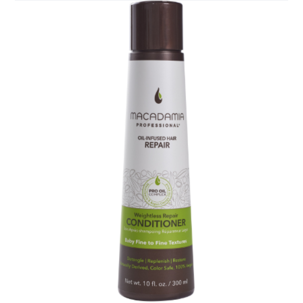 MACADAMIA Weightless Repair Conditioner - Mitrinošs kondicionieris smalkiem matiem, 300ml MACADAMIA Weightless Repair Conditioner - Mitrinošs kondicionieris smalkiem matiem, 300ml