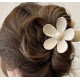 Flower Clip for Hair - shade LATTE