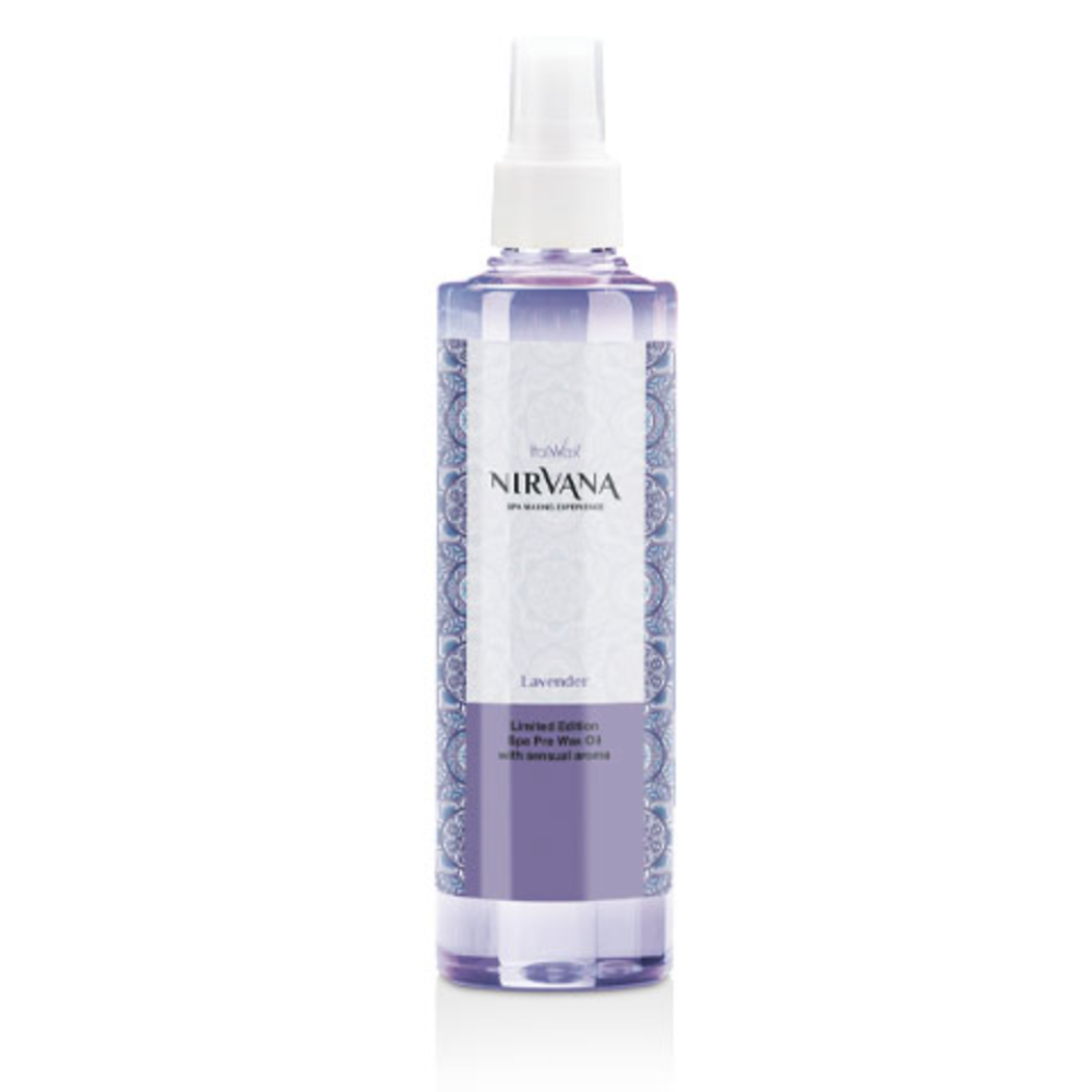 ItalWax NIRVANA Pre Wax LAVANDA Oil - Pirms depilācijas eļļa ar lavandu, 250ml