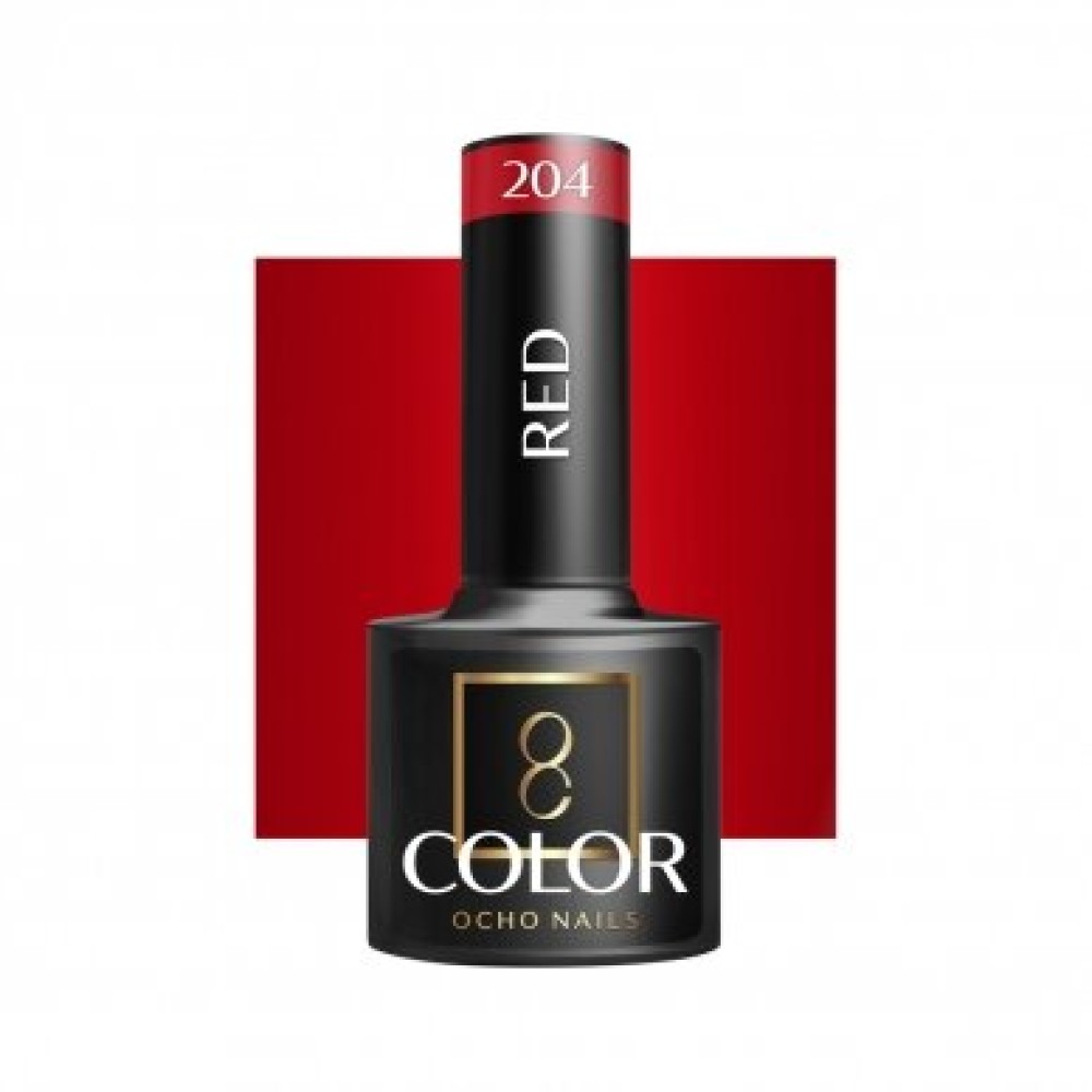 OCHO NAILS RED 204, 5ml